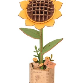 Rowood Diy Wooden Sunflower 3D Puzzle