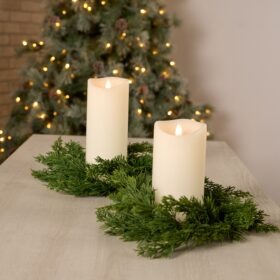 Pine Candle Rings (Set of 2)